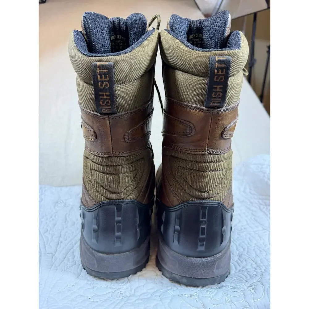 Irish Setter by Red Wing Men's Brown 13 Leather Waterproof Lace Up Hunting Boots
